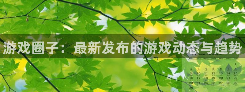 长征娱乐注册官方登录app：游戏圈子：最新发布的游戏动态与趋